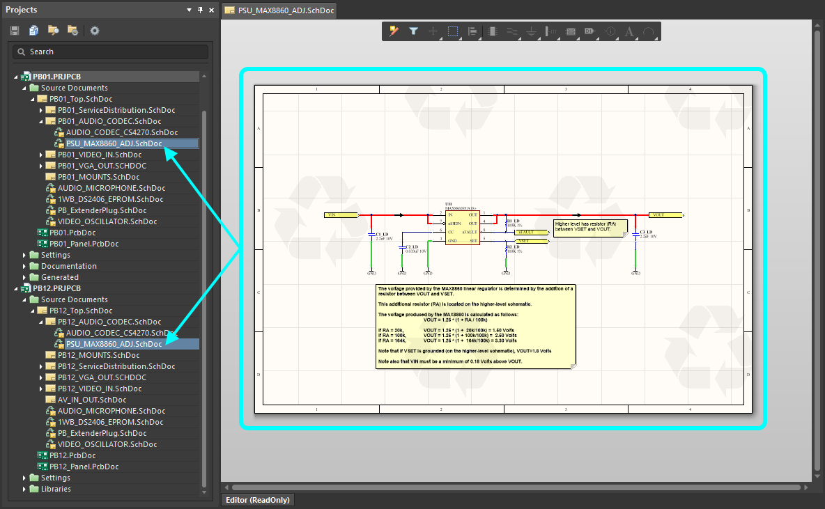 Creating Reusable Circuitry with Schematic Device Sheets in Altium NEXUS