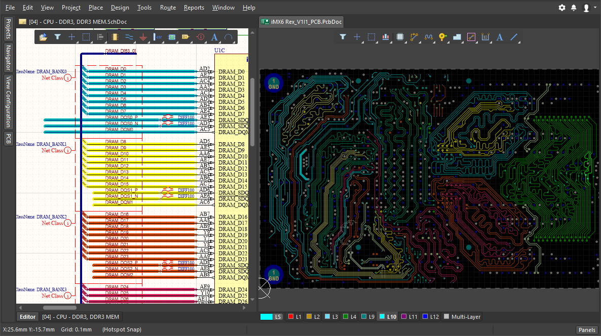 Using Color to Highlight Nets on Schematics and PCB in Altium NEXUS