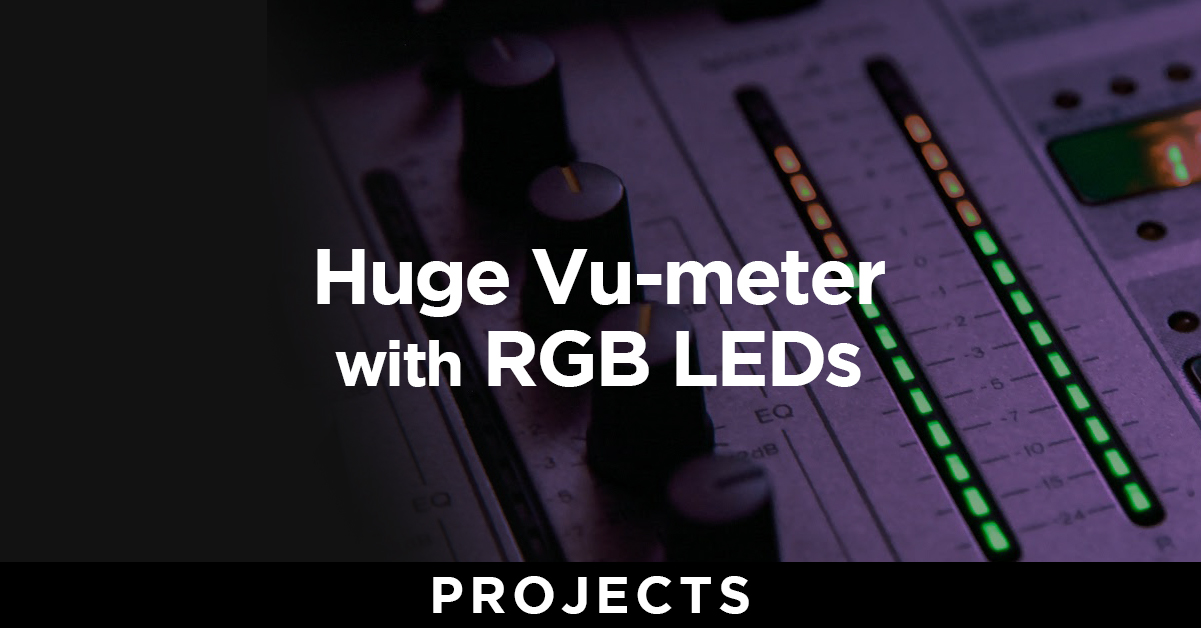 Polvoriento Malgastar Complejo Huge VU-meter With RGB LEDs Project | Project | Altium