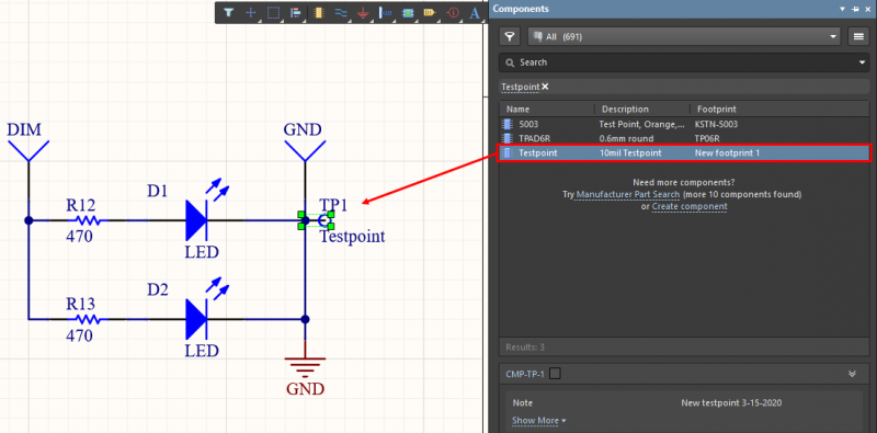 Adding components from Altium Concord Pro into Altium Designer