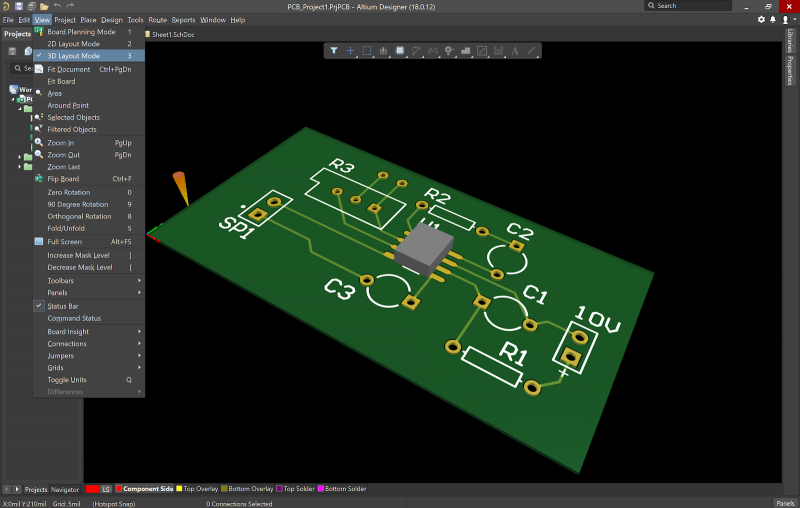 Несколько плат. Как развернуть линейку в Altium PCB.