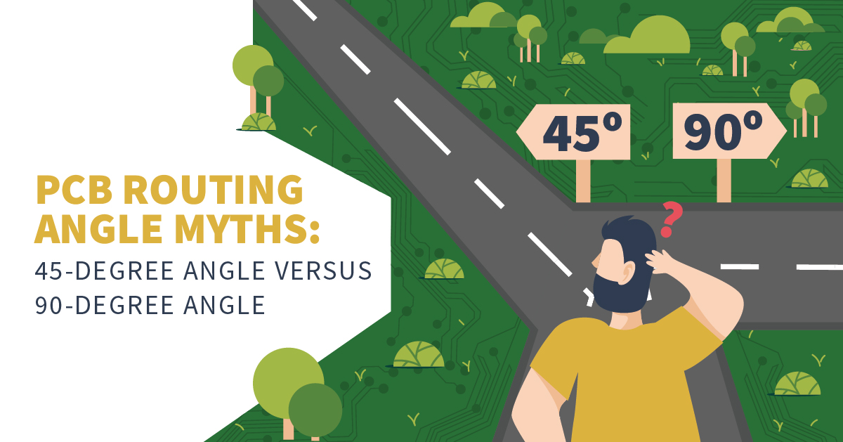 PCB Routing Angle Myths: 45-degree Angle Vs 90-degree Angle, PCB Design  Blog
