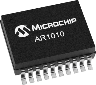 Photograph of the Microchip AR1010 IC