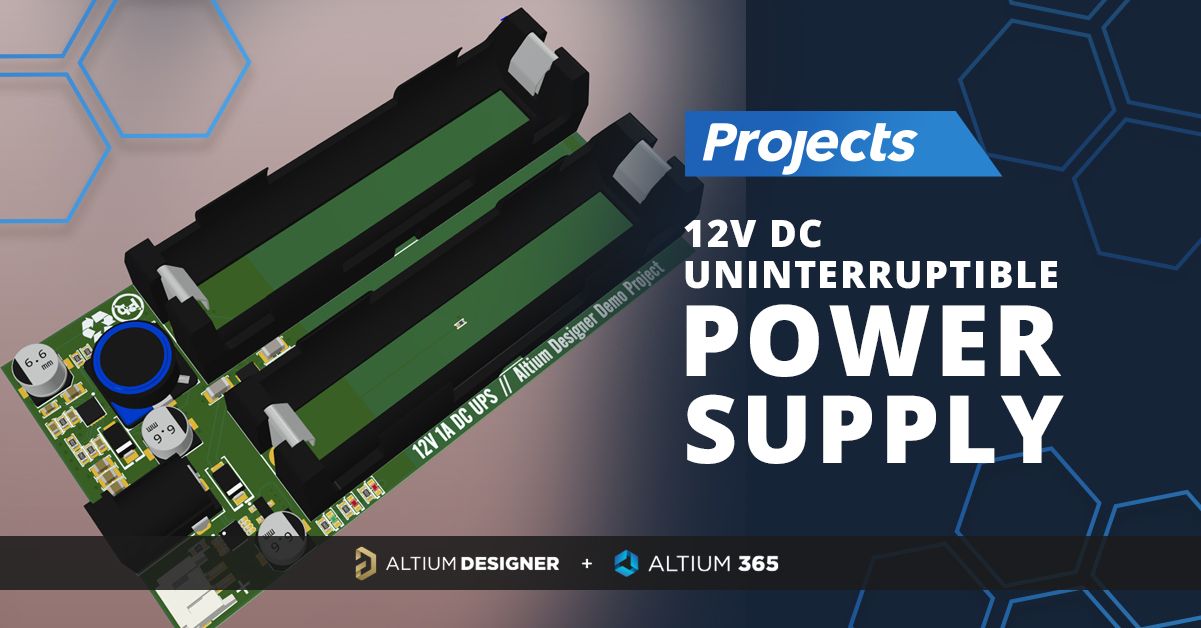 12V DC Uninterruptible Power Supply