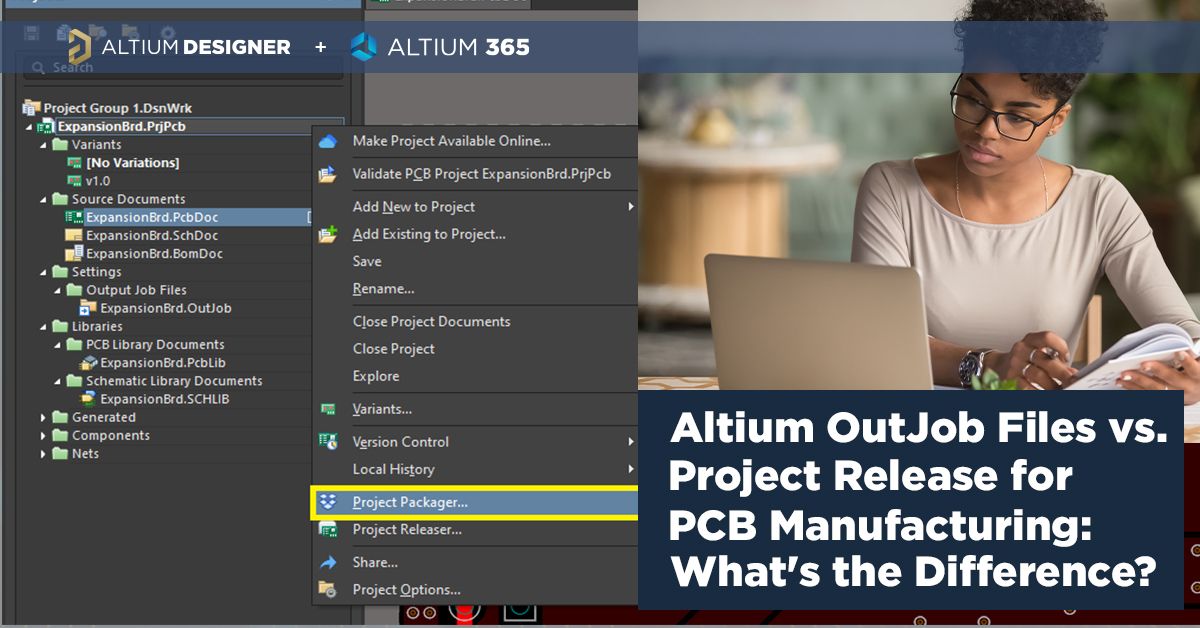 Altium-OutJob-Dateien