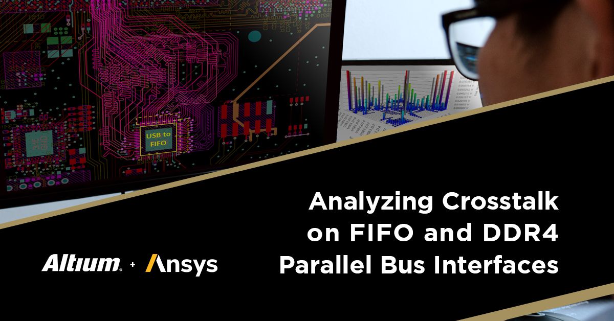 Crosstalk (Übersprechen) bei parallelen FIFO- und DDR4-Bus-Schnittstellen analysieren