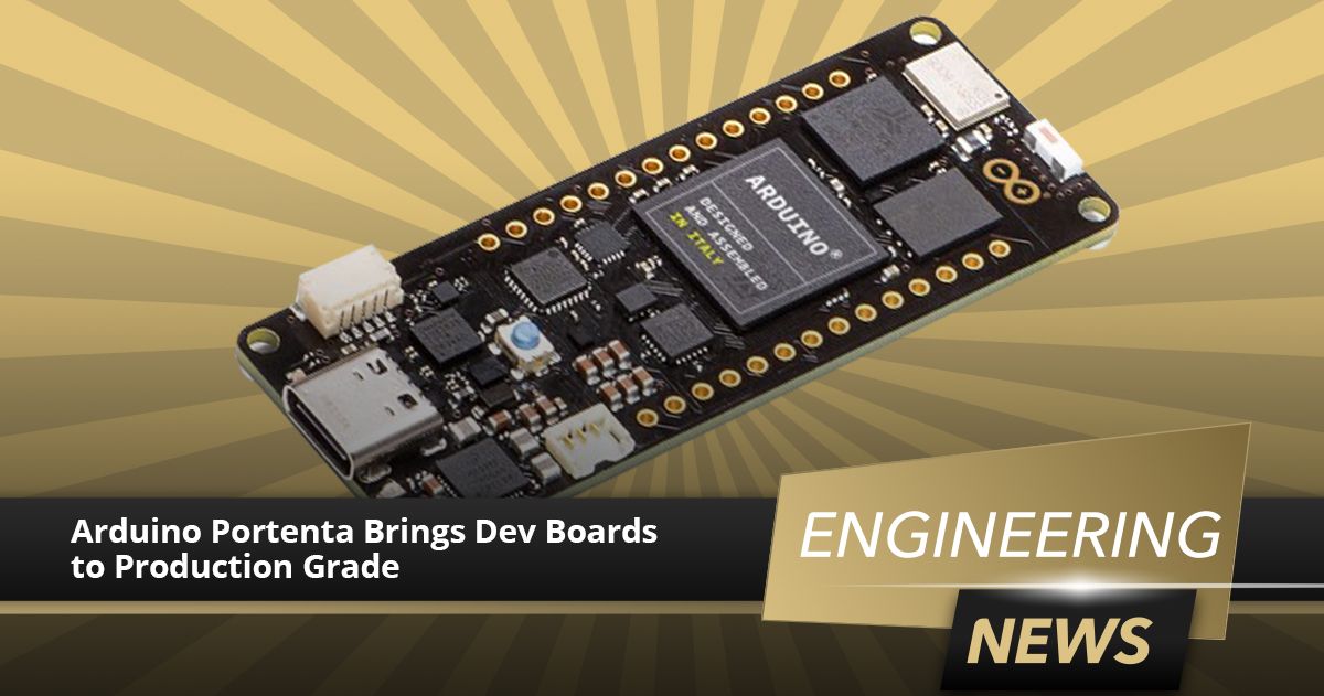 Arduino Portenta H7 Brings Dev Boards to Production Grade