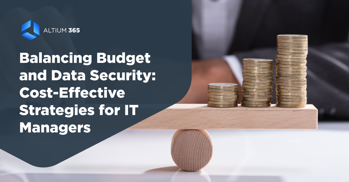 Balancing Budget and Data Security: Cost-Effective Strategies for IT Managers Cover