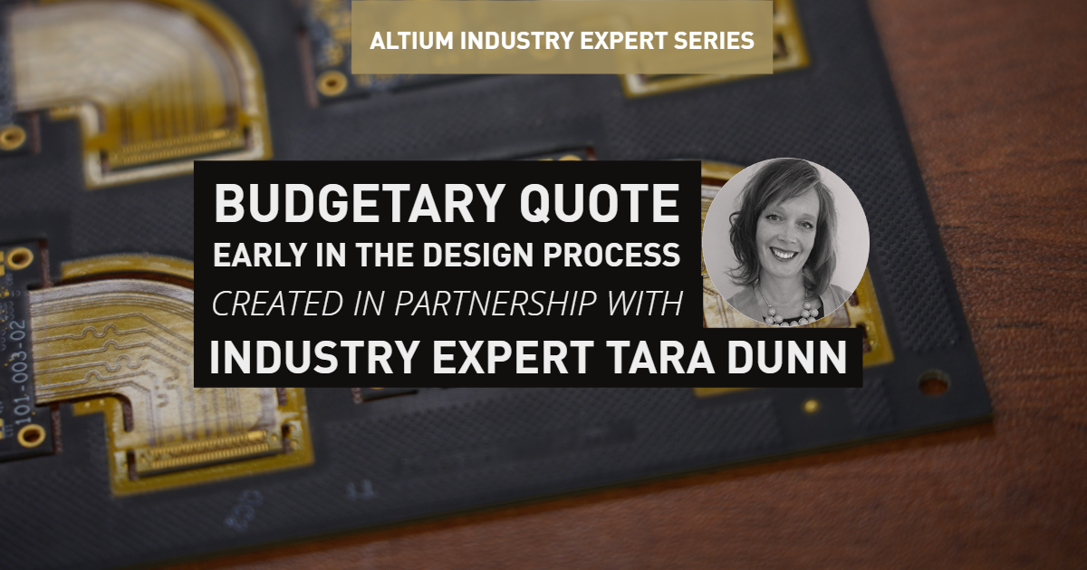 Budgetary Quote Early in the Design Process