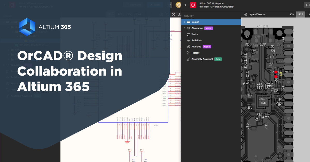 Colaboração Multi-CAD em Design no Altium 365