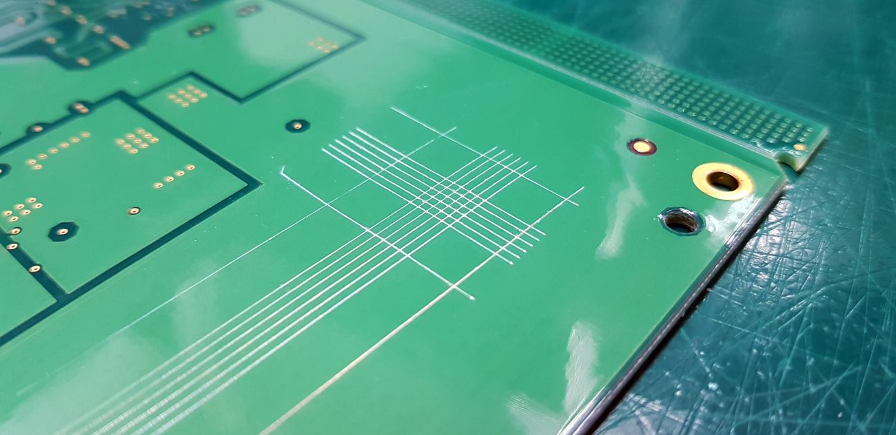 PCB conformal coating types on a bare board