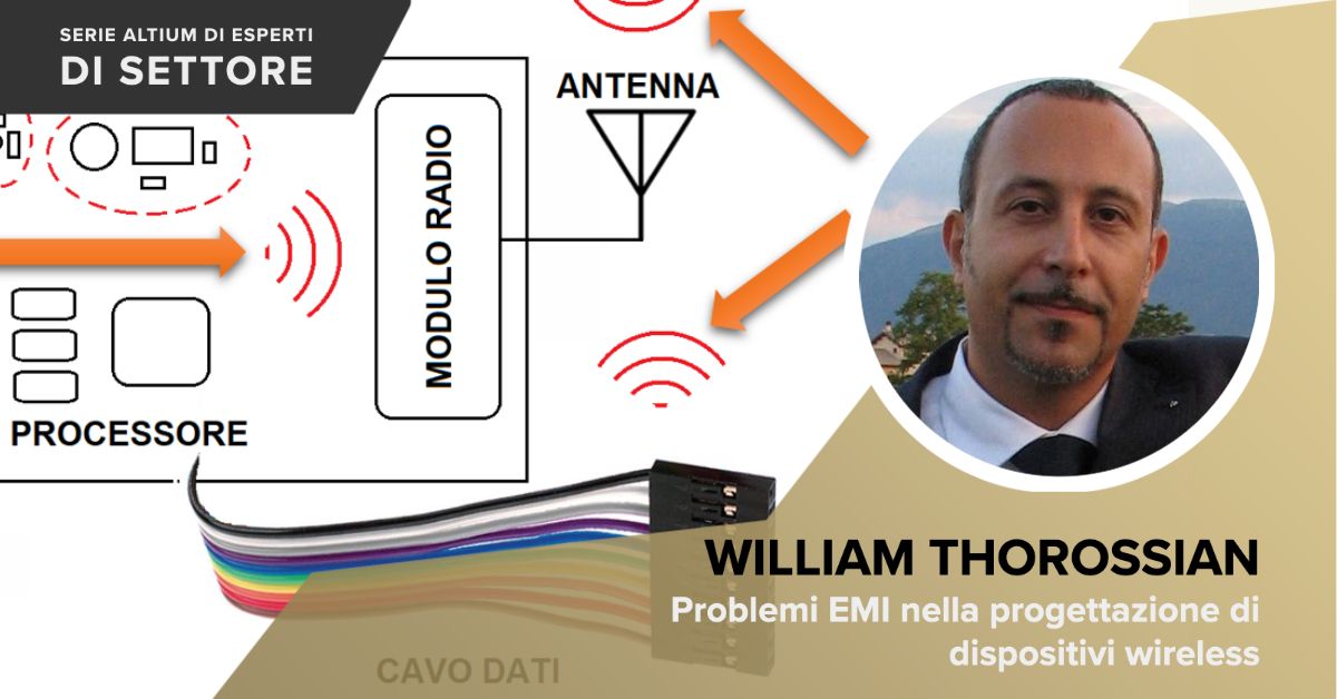 Problemi EMI nella progettazione di dispositivi wireless