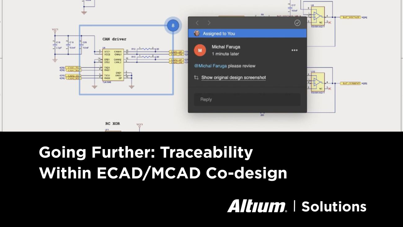 Real-time PCB Component Traceability in Altium Concord Pro