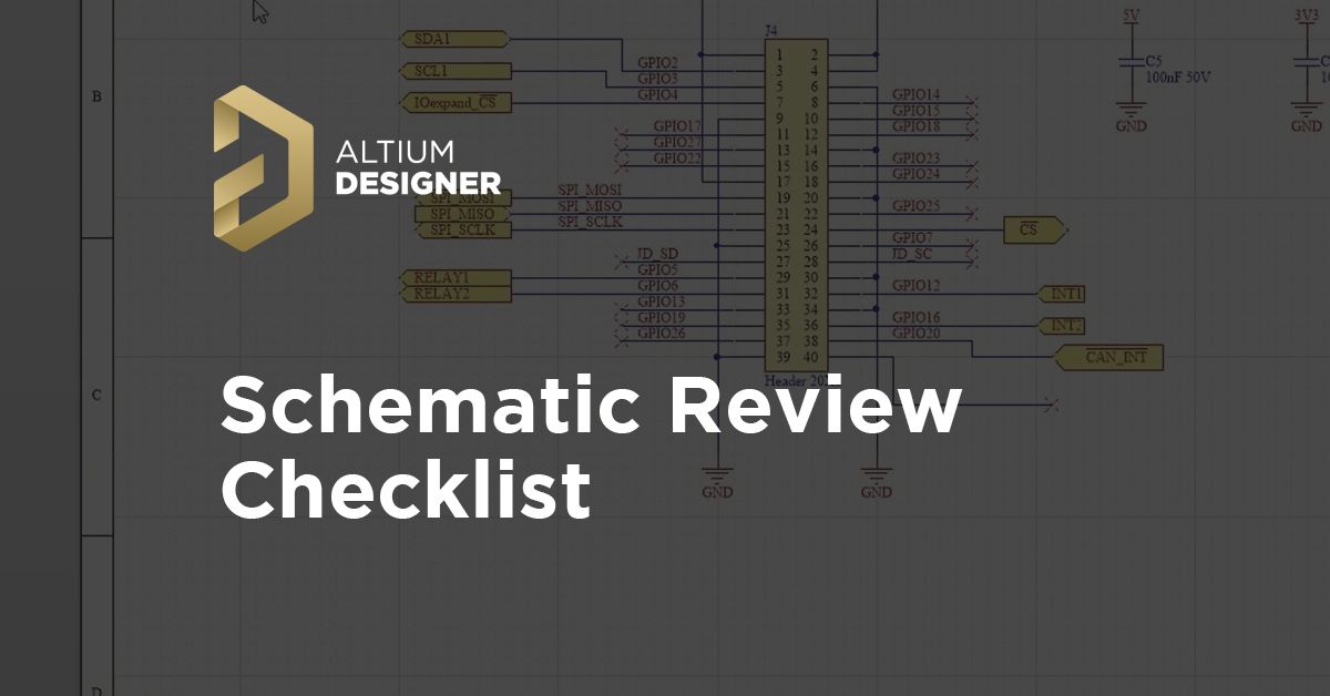 Schematic Design Review Checklist