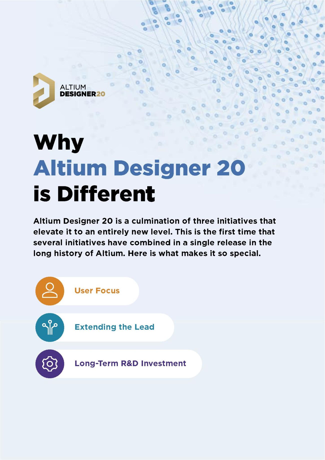 Why Altium Designer 20 is Different