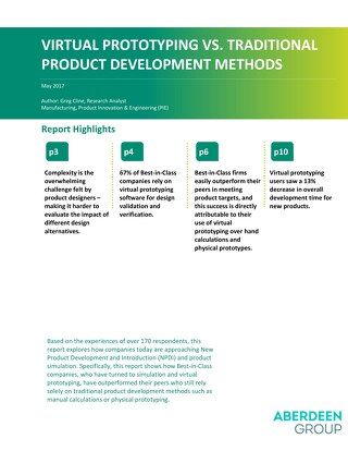 Virtual Prototyping Versus Traditional Product Development Methods