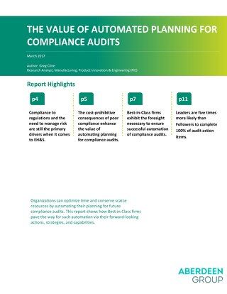 The Value of Automated Planning for Compliance Audits