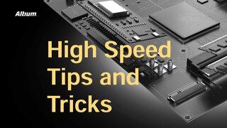 High Speed Tips and Tricks