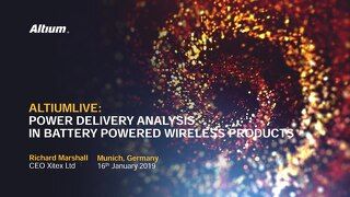 Power Delivery Analysis in Battery Powered Wireless Products