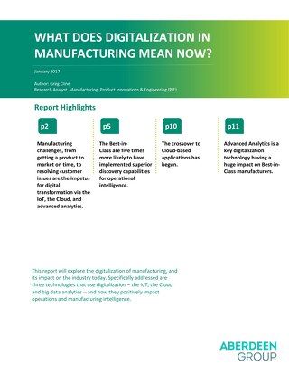 What Does Digitalization in Manufacturing Mean Now?