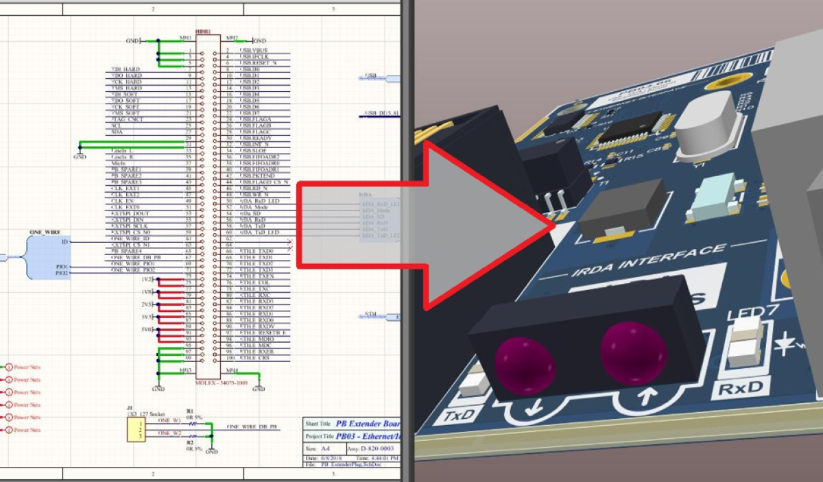 Как создать плату из схемы в Altium Designer | Altium